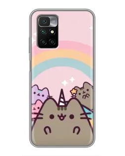 Чохол для Xiaomi Redmi 10 з картинкою «Єдиноріг Pusheen»