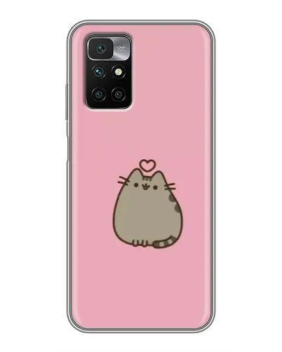 Чехол для Xiaomi Redmi 10 с картинкой «Pusheen сердце» Чехол для Xiaomi Redmi 10 с картинкой «Pusheen сердце»