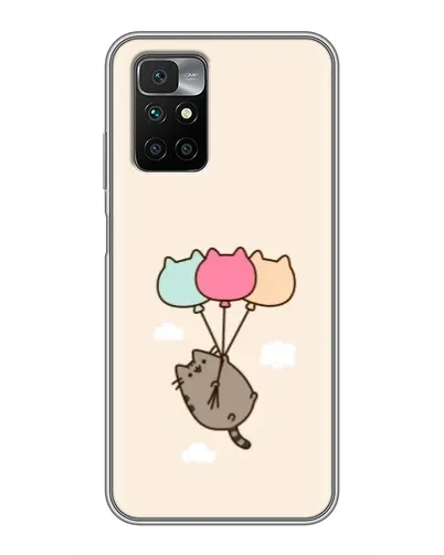 Чехол для Xiaomi Redmi 10 с картинкой «Пушин на шариках» Чехол для Xiaomi Redmi 10 с картинкой «Пушин на шариках»