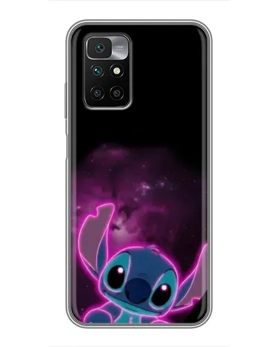 Чехол для Xiaomi Redmi 10 с картинкой «Неоновый Stitch»