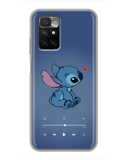 Чохол для Xiaomi Redmi 10 з картинкою «Музичний Stitch» Чохол для Xiaomi Redmi 10 з картинкою «Музичний Stitch»