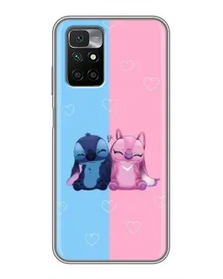 Чохол для Xiaomi Redmi 10 з картинкою «Stitch та Angel Love» Чохол для Xiaomi Redmi 10 з картинкою «Stitch та Angel Love»