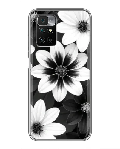 Чехол для Xiaomi Redmi 10 с картинкой «Монохромные астры» Чехол для Xiaomi Redmi 10 с картинкой «Монохромные астры»