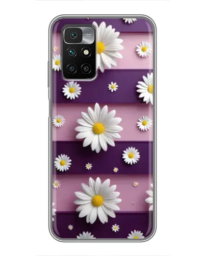 Чехол для Xiaomi Redmi 10 с картинкой «Ромашки на фиолетовом» Чехол для Xiaomi Redmi 10 с картинкой «Ромашки на фиолетовом»