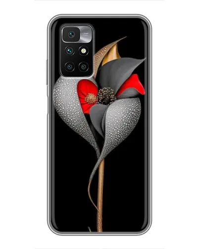 Чехол для Xiaomi Redmi 10 с картинкой «Серебряный фантазийный цветок» Чехол для Xiaomi Redmi 10 с картинкой «Серебряный фантазийный цветок»