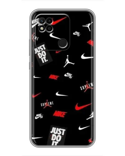 Чехол для Xiaomi Redmi 10A с картинкой «Nike Mix Pattern» Чехол для Xiaomi Redmi 10A с картинкой «Nike Mix Pattern»