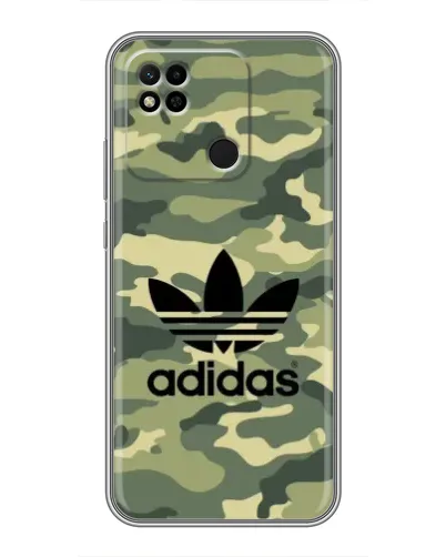 Чехол для Xiaomi Redmi 10A с картинкой «Милитари стиль Adidas» Чехол для Xiaomi Redmi 10A с картинкой «Милитари стиль Adidas»