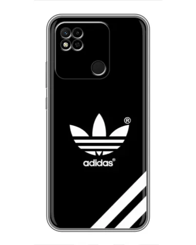 Чехол для Xiaomi Redmi 10A с картинкой «Adidas с диагональными полосами» Чехол для Xiaomi Redmi 10A с картинкой «Adidas с диагональными полосами»