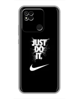 Чехол для Xiaomi Redmi 10A с картинкой «Текстовый принт Nike» Чехол для Xiaomi Redmi 10A с картинкой «Текстовый принт Nike»