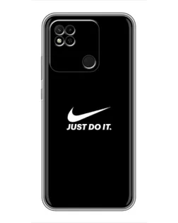 Чехол для Xiaomi Redmi 10A с картинкой «Минимализм от Nike» Чехол для Xiaomi Redmi 10A с картинкой «Минимализм от Nike»