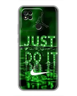 Чехол для Xiaomi Redmi 10A с картинкой «Зеленый неоновый Nike» Чехол для Xiaomi Redmi 10A с картинкой «Зеленый неоновый Nike»