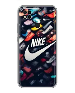 Чехол для Xiaomi Redmi 10A с картинкой «Коллекция кроссовок Nike» Чехол для Xiaomi Redmi 10A с картинкой «Коллекция кроссовок Nike»