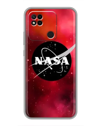 Чехол для Xiaomi Redmi 10A с картинкой «NASA — красная туманность»