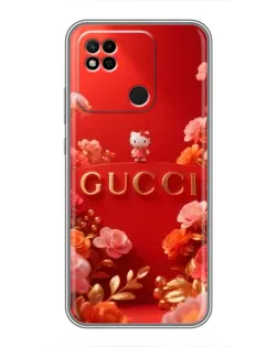 Чохол для Xiaomi Redmi 10A з картинкою «Gucci — золотий сад»
