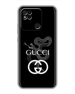 Чохол для Xiaomi Redmi 10A з картинкою «Gucci — срібна змія»