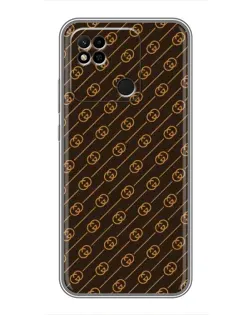 Чохол для Xiaomi Redmi 10A з картинкою «Gucci — золоті діагоналі»