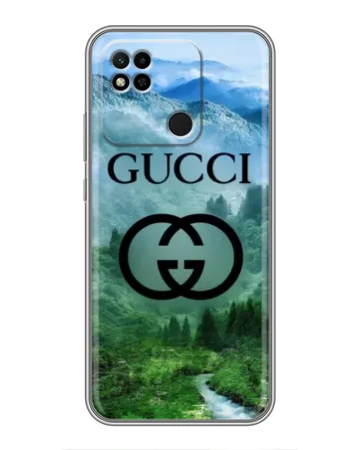 Чехол для Xiaomi Redmi 10A с картинкой «Gucci — горный пейзаж» Чехол для Xiaomi Redmi 10A с картинкой «Gucci — горный пейзаж»