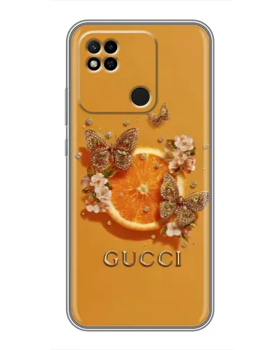Чехол для Xiaomi Redmi 10A с картинкой «Gucci — золотые бабочки» Чехол для Xiaomi Redmi 10A с картинкой «Gucci — золотые бабочки»