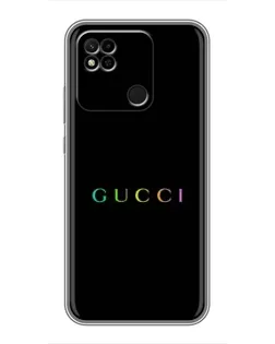 Чохол для Xiaomi Redmi 10A з картинкою «Gucci — неоновий мінімалізм»