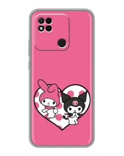 Чехол для Xiaomi Redmi 10A с картинкой «Kuromi и My Melody» Чехол для Xiaomi Redmi 10A с картинкой «Kuromi и My Melody»