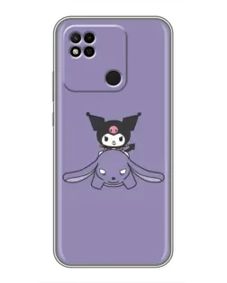 Чехол для Xiaomi Redmi 10A с картинкой «Kuromi на лиловом фоне» Чехол для Xiaomi Redmi 10A с картинкой «Kuromi на лиловом фоне»