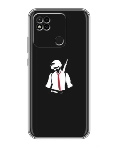 Чехол для Xiaomi Redmi 10A с картинкой «PUBG — силуэт воина» Чехол для Xiaomi Redmi 10A с картинкой «PUBG — силуэт воина»