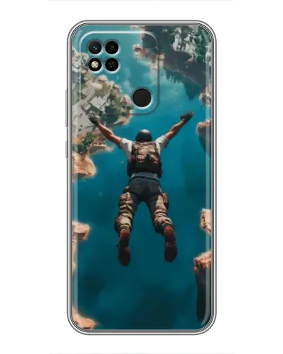 Чехол для Xiaomi Redmi 10A с картинкой «PUBG — свободное падение» Чехол для Xiaomi Redmi 10A с картинкой «PUBG — свободное падение»