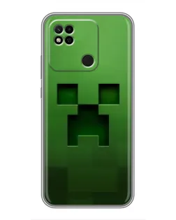 Чехол для Xiaomi Redmi 10A с картинкой «Крипер микро-дизайн»
