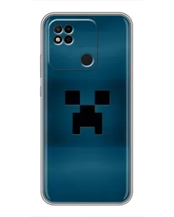Чехол для Xiaomi Redmi 10A с картинкой «Крипер текстура»
