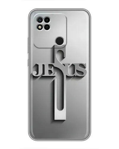 Чехол для Xiaomi Redmi 10A с картинкой «Металлический крест Jesus» Чехол для Xiaomi Redmi 10A с картинкой «Металлический крест Jesus»