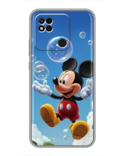 Чехол для Xiaomi Redmi 10A с картинкой «Mickey и мыльные пузыри» Чехол для Xiaomi Redmi 10A с картинкой «Mickey и мыльные пузыри»
