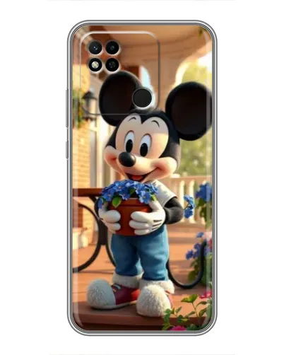 Чехол для Xiaomi Redmi 10A с картинкой «Микки садовод»
