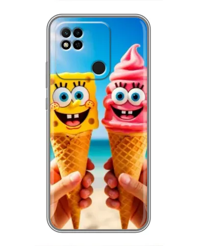 Чехол для Xiaomi Redmi 10A с картинкой «Спанч Боб мороженое» Чехол для Xiaomi Redmi 10A с картинкой «Спанч Боб мороженое»