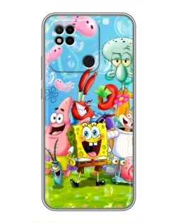 Чехол для Xiaomi Redmi 10A с картинкой «Губка Боб и друзья» Чехол для Xiaomi Redmi 10A с картинкой «Губка Боб и друзья»