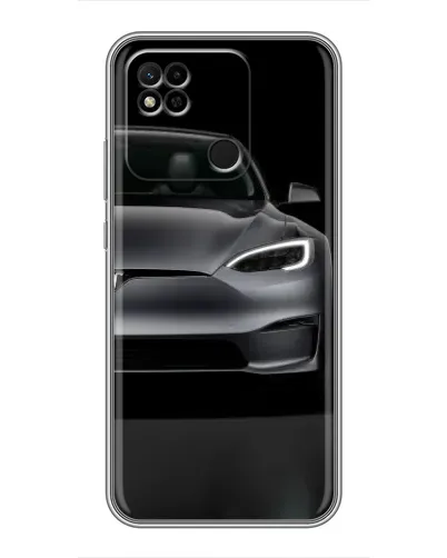 Чехол для Xiaomi Redmi 10A с картинкой «Tesla Model S Look»