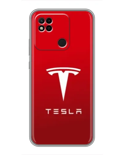 Чехол для Xiaomi Redmi 10A с картинкой «Tesla Red Classic»