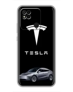 Чехол для Xiaomi Redmi 10A с картинкой «Tesla Model Y» Чехол для Xiaomi Redmi 10A с картинкой «Tesla Model Y»