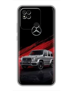 Чехол для Xiaomi Redmi 10A с картинкой «Mercedes G-Class красный»