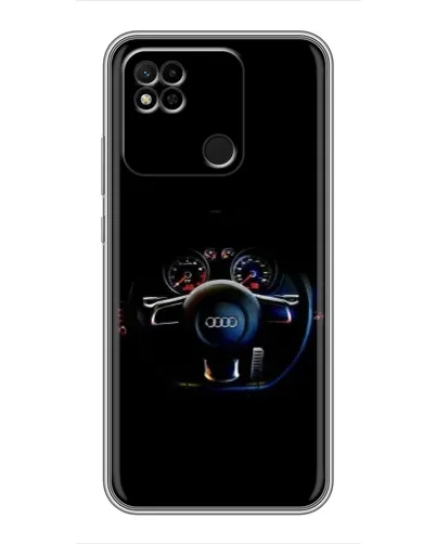 Чехол для Xiaomi Redmi 10A с картинкой «Салон Audi — руль» Чехол для Xiaomi Redmi 10A с картинкой «Салон Audi — руль»