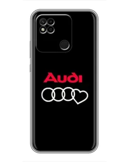 Чохол для Xiaomi Redmi 10A з картинкою «Логотип Audi Heart» Чохол для Xiaomi Redmi 10A з картинкою «Логотип Audi Heart»