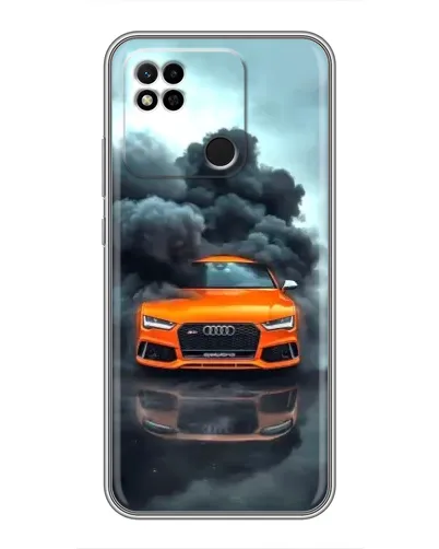 Чехол для Xiaomi Redmi 10A с картинкой «Audi в облаках дыма» Чехол для Xiaomi Redmi 10A с картинкой «Audi в облаках дыма»