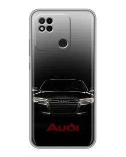 Чохол для Xiaomi Redmi 10A з картинкою «Audi — градієнтний контур» Чохол для Xiaomi Redmi 10A з картинкою «Audi — градієнтний контур»
