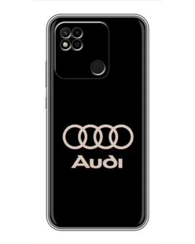 Чехол для Xiaomi Redmi 10A с картинкой «Audi — золотой логотип» Чехол для Xiaomi Redmi 10A с картинкой «Audi — золотой логотип»