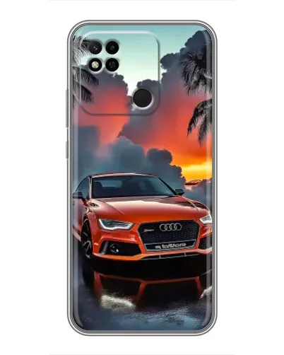 Чехол для Xiaomi Redmi 10A с картинкой «Audi — закат» Чехол для Xiaomi Redmi 10A с картинкой «Audi — закат»