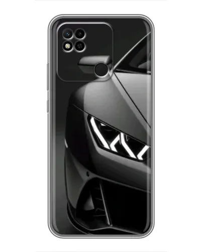 Чехол для Xiaomi Redmi 10A с картинкой «Lamborghini фары детализация»