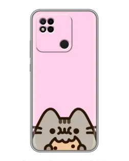 Чехол для Xiaomi Redmi 10A с картинкой «Pusheen и печенье» Чехол для Xiaomi Redmi 10A с картинкой «Pusheen и печенье»