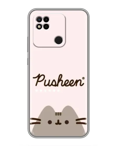 Чехол для Xiaomi Redmi 10A с картинкой «Pusheen логотип» Чехол для Xiaomi Redmi 10A с картинкой «Pusheen логотип»