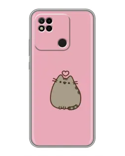 Чехол для Xiaomi Redmi 10A с картинкой «Pusheen сердце» Чехол для Xiaomi Redmi 10A с картинкой «Pusheen сердце»
