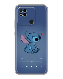 Чехол для Xiaomi Redmi 10A с картинкой «Музыкальный Stitch»