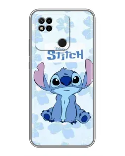 Чехол для Xiaomi Redmi 10A с картинкой «Stitch среди цветов»